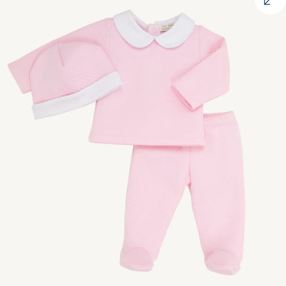 Pink Baby Outfit with Hat